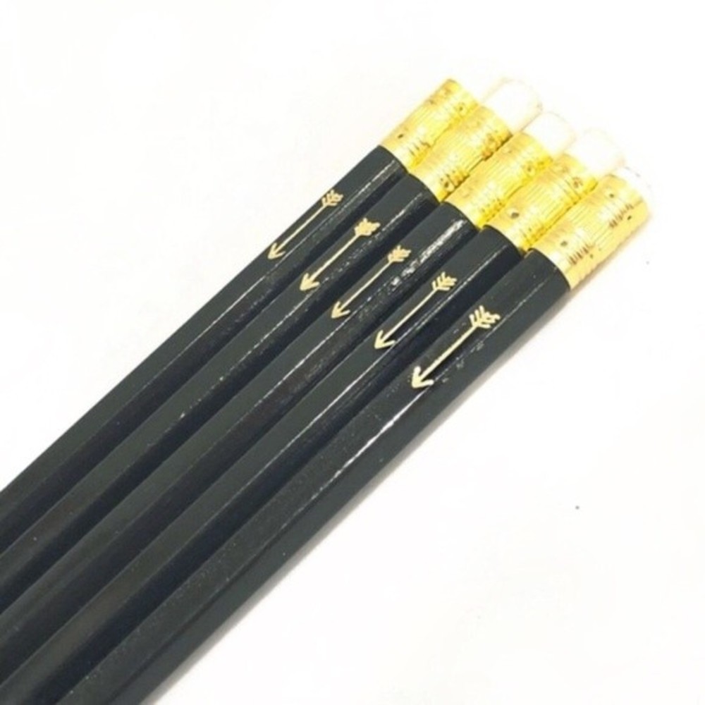 Black & Gold Arrow Pencils